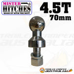 4.5T 70mm Tow Ball 1-1/4" Shank