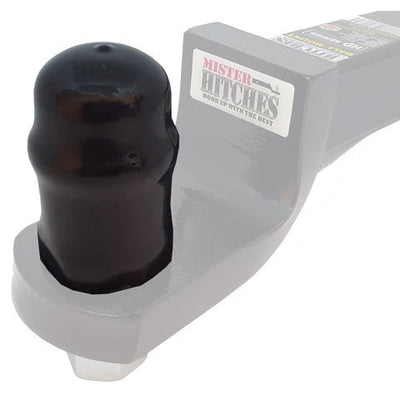 MISTER HITCHES TOW BALL COVER SUITS 50MM & 1-7/8" TOW BALLS - BLACK PVC