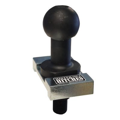 MISTER HITCHES Hi RiseTow Ball Black Oxide & Retention Plate