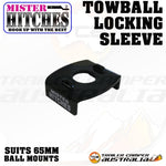 MISTER HITCHES Tow Ball Locking Sleeve 65mm