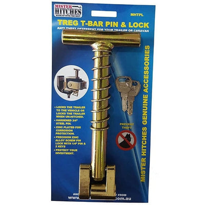 Treg T- bar pin and lock