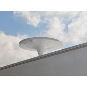 Compact Caravan TV Antenna Installed on RV Roof