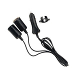 Narva 81032BL Cigarette Lighter Plug with Extended Leads and Twin Accessory Sockets