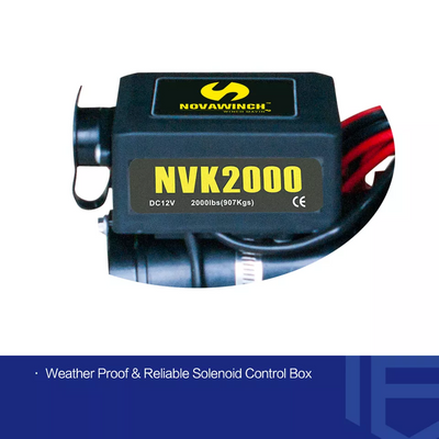 NOVAWINCH 2000LBS Electric Winch Recovery Utility 12V Steel Rope ATV 4WD