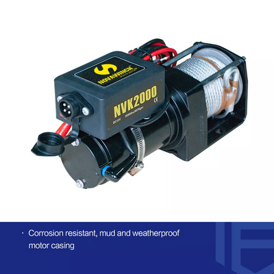 Recovery winches for off-road vehicles