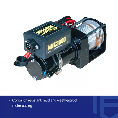 Recovery winches for off-road vehicles