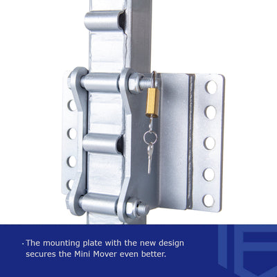 Mini Mover Gen 3 showing heavy-duty wheel tread