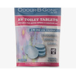 Odour-B-Gone 10Pk RV Toilet Tablets Deodorising Disinfecting Chemicals