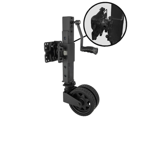 ARK XO750TB Jockey Wheel Black – Heavy Duty Tube Mount Design

