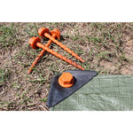Peggy Peg 50pc Starter Kit - Fibreglass Screw Pegs Camping Tarp Tent Awning
