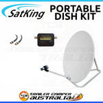 Satking Portable Satellite Dish 75cm Fold Up Complete Kit for Vast Foxtel TV Caravan