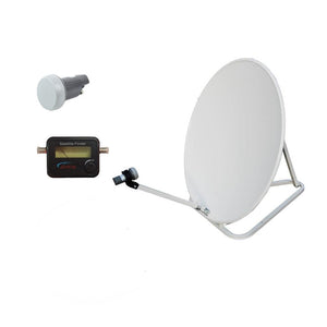 Poratble satellite dish kit