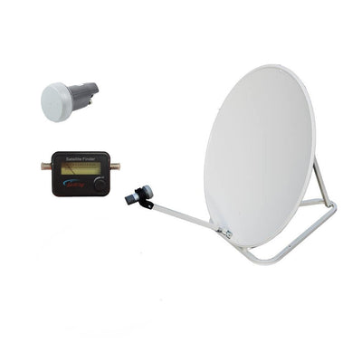 Poratble satellite dish kit