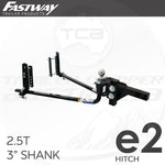 Fastway E2 Round Bar Sway Control WDH Weight Distribution Hitch 2.5T 3" Shank