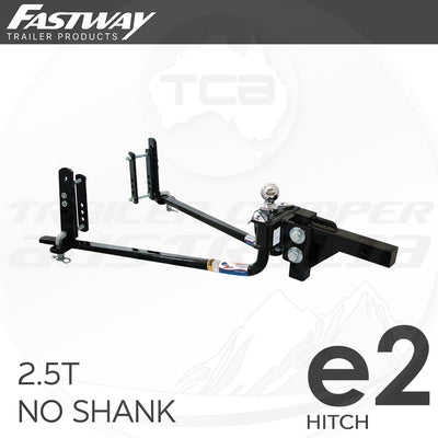Fastway E2 Round Bar Sway Control WDH Weight Distribution Hitch 2.5T No Shank