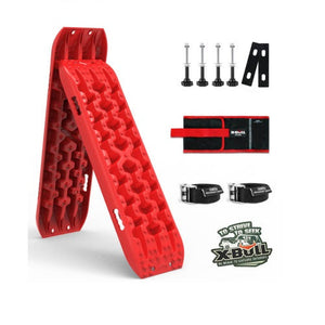 X-BULL 2PCS RED Recovery Tracks Snow Tracks Mud tracks 4WD 