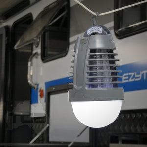 2-1 Portable Mosquito Bug Zapper Lantern LED Outdoor Light Rechargeable battery