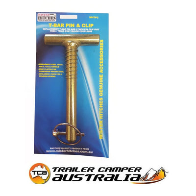 PIN & CLIP SUITS POLY BLOCK OFF ROAD COUPLING TREG STYLE