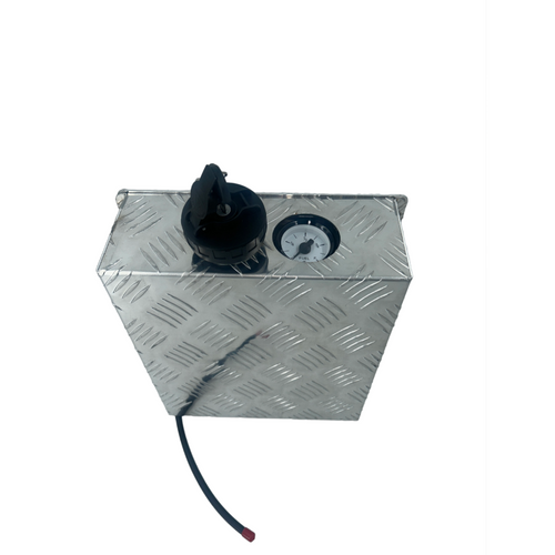 AUFOCUS 5L - Fuel Tank Cover Silver Checker Plate