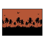 COAST RV Recycled Plastic Woven Camping Mat - 2.4 x 6.0m - COASTAL SUNSET