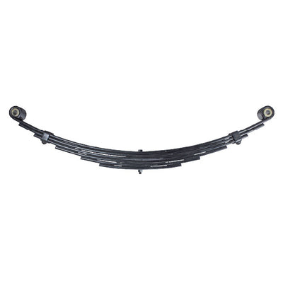 Ark 6 Leaf Shackle Spring 50mm Offset Bolt side view, highlighting 6 leaf design and 50mm offset bolt