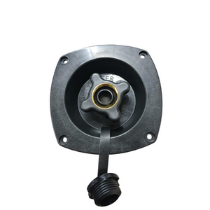 Shurflo Flush Mount 50PSI Water Pressure Regulator Black.