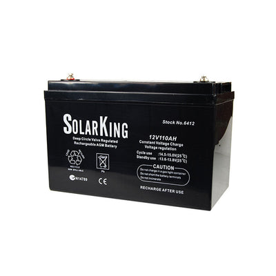 Solarking 110Ah 12V Deep Cycle AGM Sealed Battery