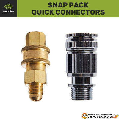 Smarttek Quick Connects Snap Pack - LPG Gasnect + Shower Hose Fitting