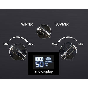 Smarttek Black Upgraded digital display