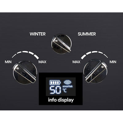 Smarttek Black Upgraded digital display