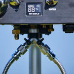 Smarttek T-Piece Water Hose Splitter with Shower Quick Connects