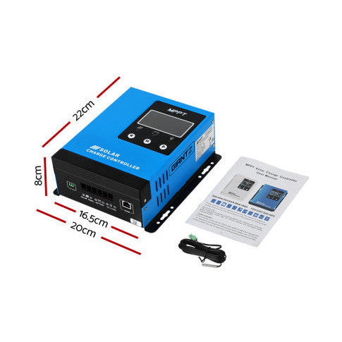Giantz 40A MPPT Solar Charge Controller Auto 12V/24V/36V/48V Battery Regulator