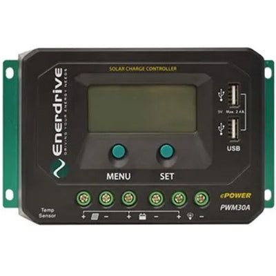 ENERDRIVE POWER PWM 30A Solar Charge Controller