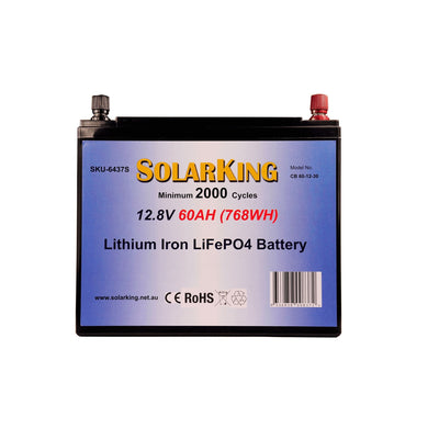 Solarking 60Ah 12V Lithium Battery LiFePo4