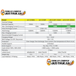 Voltech Lithium LiFePO4 Battery - 12.8V/100Ah (1280Wh)