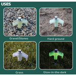 SUPEX GLOW-IN-THE-DARK SCREW IN PEG KIT