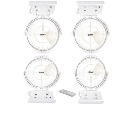 SUPEX white caravan fan 3-pack