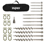 SUPEX deluxe screw-in peg kit