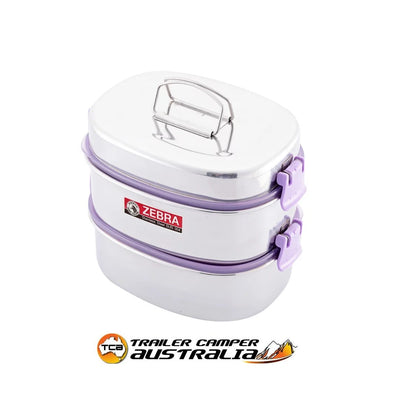 ZEBRA TIERED LUNCH BOX