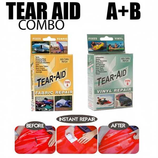 Tear aid combo fabric & vinyl repair
