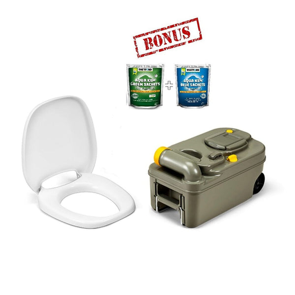 Thetford C200 Fresh-Up Set 2334062 – Toilet Seat and Waste Tank Kit