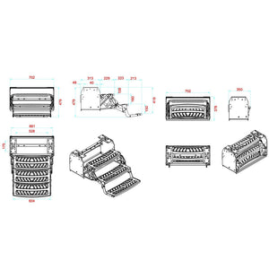 Durable all-steel construction