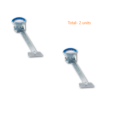 Pair of ARK 750mm drop-down stabiliser legs for caravan or trailer use