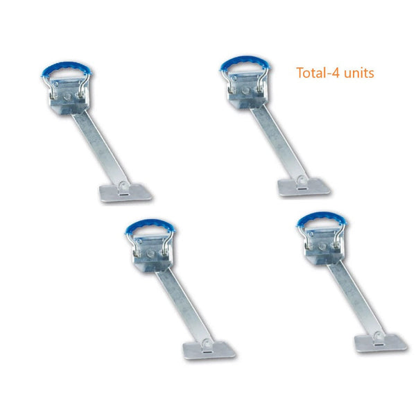 Pair of ARK 750mm drop-down stabiliser legs for caravan or trailer use