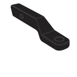 TAG 2" Drop Forged Tow Ball Mount - 222mm Long, 50mm Square Hitch