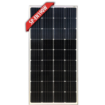 Enerdrive 190W Fixed 12V Mono Crystalline Solar Panel Silver SP-EN190W