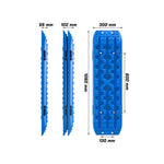 X-BULL 2PCS BLUE Recovery Boards Tracks Snow Tracks Mud tracks 4WD