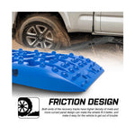 X-BULL 2PCS BLUE Recovery Boards Tracks Snow Tracks Mud tracks 4WD