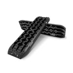 X-BULL 2PCS Recovery Tracks Boards Snow Tracks Mud tracks 4WD With 4PC mounting bolts Black