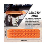 X-BULL 2PCS ORANGE Recovery Tracks Snow Tracks Mud tracks 4WD 
